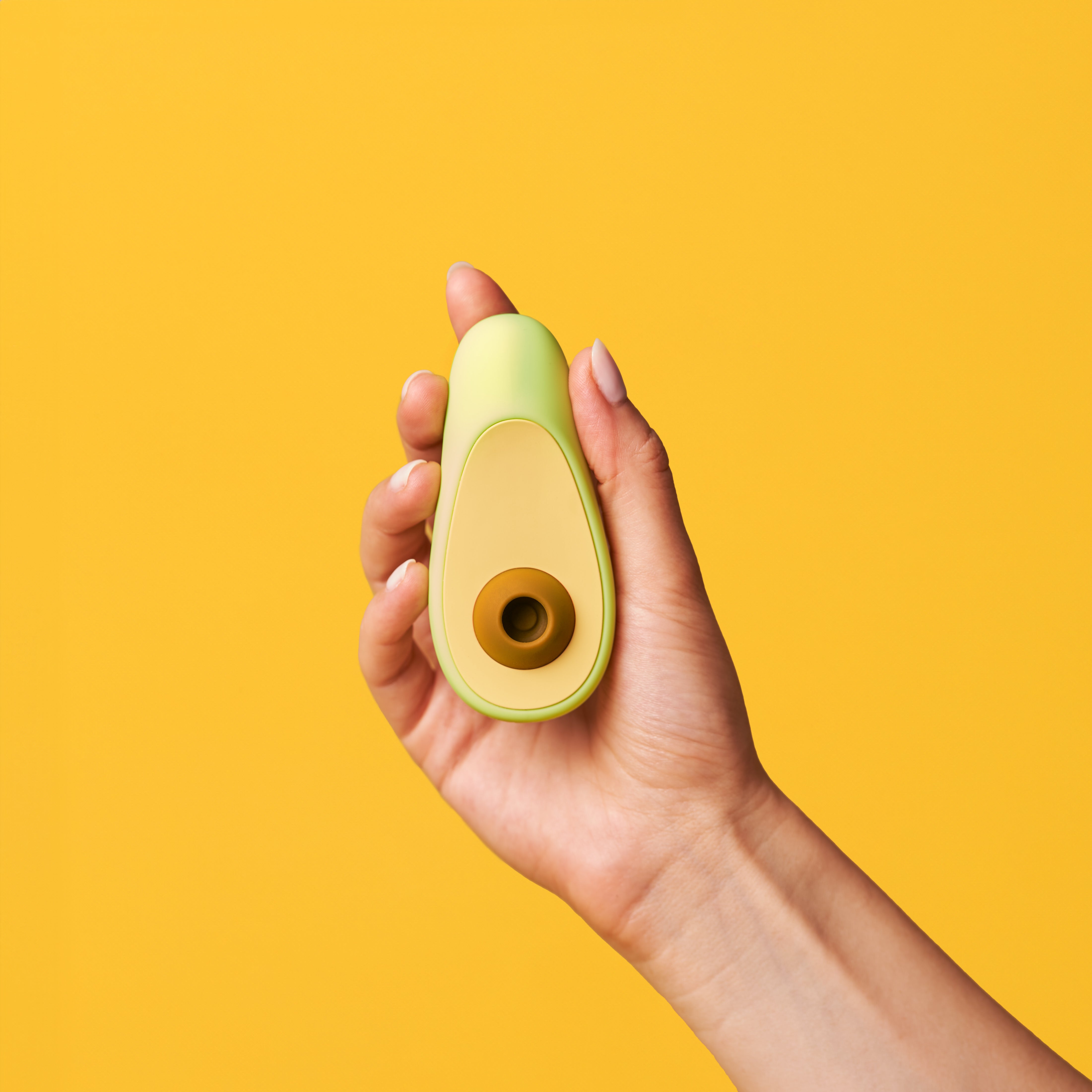 Avocado sex toy detail view